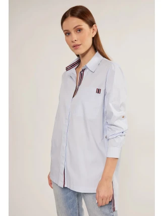 Dámská košile Marina 1110-011 Světle modrá - Monnari Dámská košile Marina 1110-011 Světle modrá - Monnari