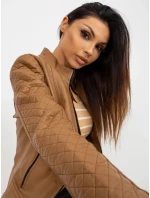 Dámská bunda MBM KR AT 021M.00P Hnědá camel - FPrice Dámská bunda MBM KR AT 021M.00P Hnědá camel - FPrice