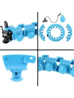 HMS HHW01 obruč s lemováním a závažími modrá