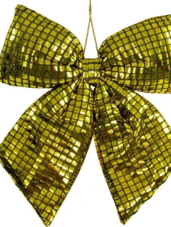 ZLATÁ DEKORATIVNÍ KARTA 30x34 cm MICA