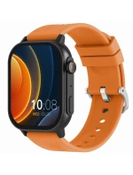 Chytré hodinky Gravity GT15-2 Oranžový silikonový řemínek + černý náramek Chytré hodinky Gravity GT15-2 Oranžový silikonový řemínek + černý náramek