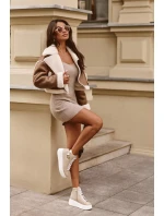 Dámské vysoké tenisky na zip Lemar Bež Katerin