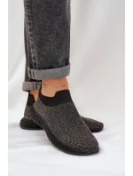 Dámské Sportovní Boty Se Zdobením D&A TW121 Černé Dámské Sportovní Boty Se Zdobením D&A TW121 Černé