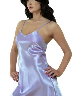 Saténová košilka Karen modrá - DKaren