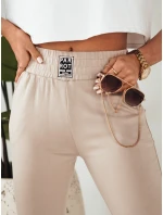 Dámské tepláky KAROT béžové FashionStreet UY1811