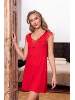 Dámská noční košilka Nancy red - ELDAR Dámská noční košilka Nancy red - ELDAR