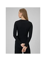 Dámský žebrovaný úplet slim fit s dlouhým rukávem 4F 4FRAW25TLONF656-20S dámské Dámský žebrovaný úplet slim fit s dlouhým rukávem 4F 4FRAW25TLONF656-20S dámské