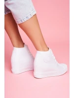 Dámská Obuv Sneakers Big Star Bilá FF274A192