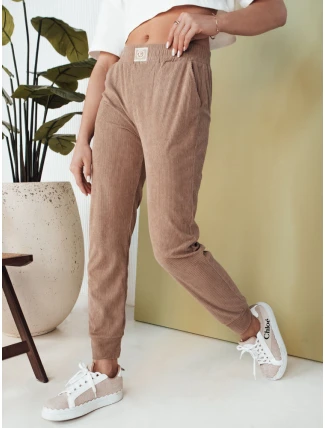 Dámské tepláky BRINAT camel FashionStreet UY2049 Dámské tepláky BRINAT camel FashionStreet UY2049