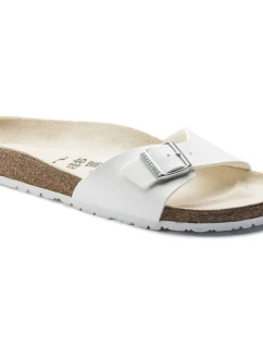 Dámské žabky Birkenstock Madrid Birko-Flor White regular wide (0040731)