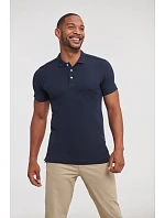Russell Athletic 566M Pánské elastické piqué polo 10.566M azure blue Russell Athletic 566M Pánské elastické piqué polo 10.566M azure blue