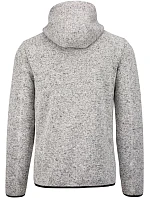 Kariban ProAct PA 365 Pánská pletená fleecová bunda s kapucí 20.P365 light grey melange Kariban ProAct PA 365 Pánská pletená fleecová bunda s kapucí 20.P365 light grey melange