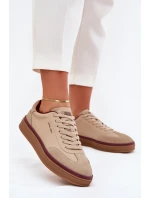 Dámské Kožené Tenisky Daniel Lopez Just Dare SS2D4007 Béžové