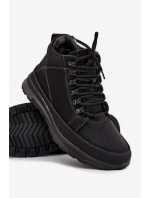 Pánské turistické boty s vyhříváním Černé Wivelle
