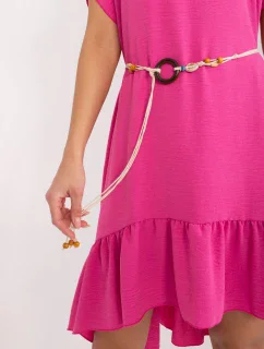 DHJ SK 8921 šaty.21 tmavě růžová