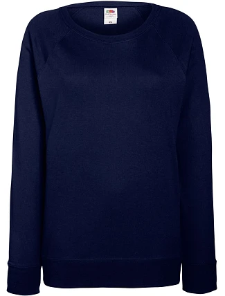 Fruit of the Loom Lady-Fit LW Raglan Sweat Dámská raglánová mikina 16.2146 deep navy Fruit of the Loom Lady-Fit LW Raglan Sweat Dámská raglánová mikina 16.2146 deep navy