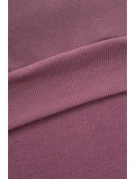 Dvoubarevné tmavě růžové šaty s kapucí Dvoubarevné tmavě růžové šaty s kapucí