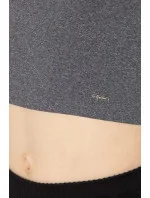 Dámský krátký top BECROP šedý - Goldbee Dámský krátký top BECROP šedý - Goldbee