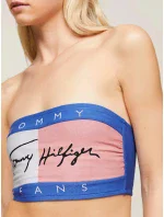 Dámský top UW0UW05151 C6H modrobílý - Tommy Hilfiger