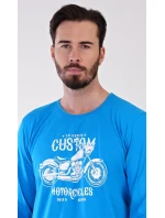Pánské pyžamo dlouhé Motocykl