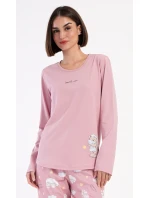 Dámské pyžamo dlouhé Méďa s polštářem