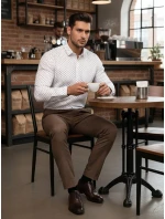 Pánská bílá košile FashionStreet DX2437