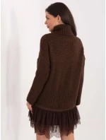 Jumper CH SW 72989.68 tmavě hnědý
