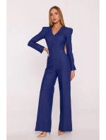 M883 Kombinéza džínového vzhledu - modrá