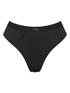Dámská tanga EVER Ease String - BLACK - černá 0004 - SLOGGI