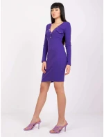 Šaty RV SK 7438.17 tmavě fialová