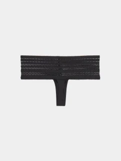 Dámská tanga Cotton Wide thong DK5025 - DKNY