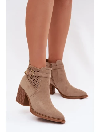 Boty na podpatku  model 224703 Step in style