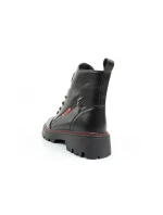 Lee Cooper boty dámské trappery dámské zateplené kožené slingbacks černé červené dámské boty