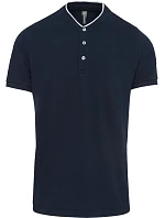 Kariban K 223 Pánské polo s mao límcem 20.K223 navy/white Kariban K 223 Pánské polo s mao límcem 20.K223 navy/white
