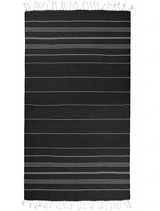 The One Towelling Hamam Sultan Hamam ručník "Sultan" 48.1019 black/white The One Towelling Hamam Sultan Hamam ručník "Sultan" 48.1019 black/white