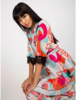 Šaty DHJ SK 0997 2.34X oranžová Šaty DHJ SK 0997 2.34X oranžová