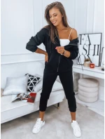 Dámská tepláková souprava AMILIA PREMIUM černá FashionStreet AY0741