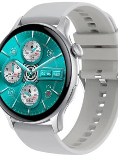 Dámské chytré hodinky RUBICON RNCF10 Silver/Grey SMARUB238