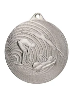 OCELOVÁ PLAVECKÁ MEDAILE FI 70 MMC3074 - STŘÍBRNÁ