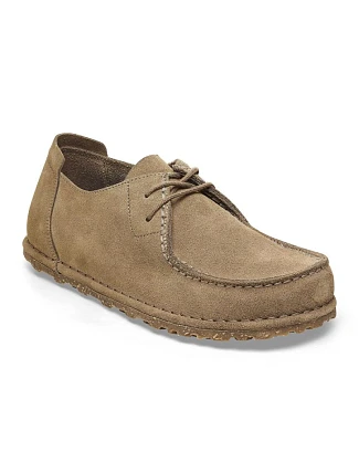Birkenstock pánské mokasíny UTTI LACE 1027274 GRAY TAUPE (standardní šířka)