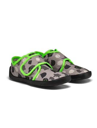 Bavlněné pantofle typu barefoot Affenzahn Movy Panther (01398-80151)
