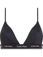 Dámská plavková podprsenka KW0KW02424 BEH černá - Calvin Klein