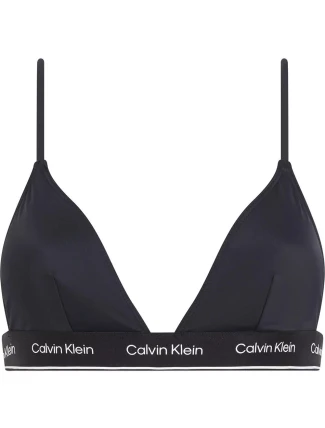 Dámská plavková podprsenka KW0KW02424 BEH černá - Calvin Klein