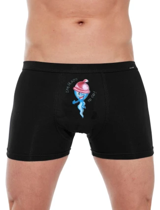 Pánské boxerky Tatoo I`m ready - CORNETTE Pánské boxerky Tatoo I`m ready - CORNETTE