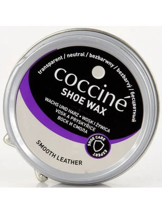 Přípravek Coccine čirý pastový vosk a pryskyřice na zrnitou kůži DA0229C