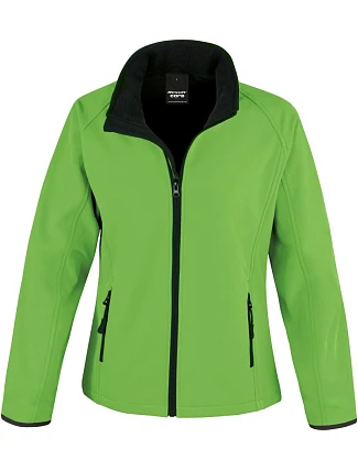 Result R 231F Dámská 2-vrstvá softshell bunda "Printable" 30.231F vivid green/black Result R 231F Dámská 2-vrstvá softshell bunda "Printable" 30.231F vivid green/black