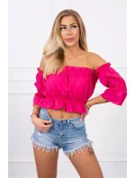 Fuchsiová blůza s pruhy Fuchsiová blůza s pruhy