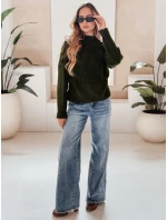 CAMERON dámský svetr zelený FashionStreet MY1153