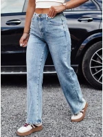 Dámské džínové kalhoty JEANFLOW baggy light blue FashionStreet UY2227