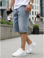 Pánské modré džínové šortky FashionStreet SX2583